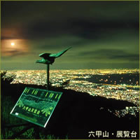 神戸・六甲山の展望台「天覧台」